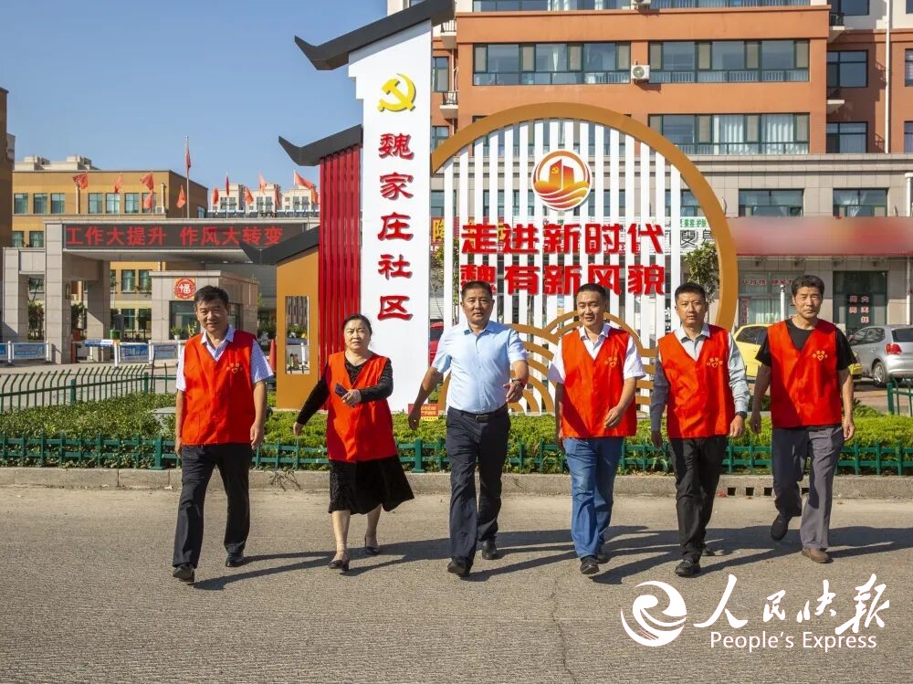 临朐县城关街道魏家庄村以“绣花功夫”···